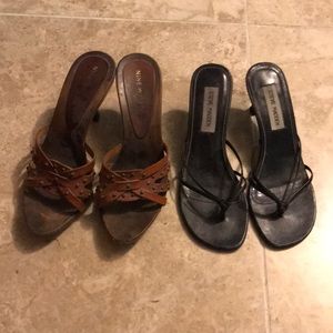2 pairs of heels size 6